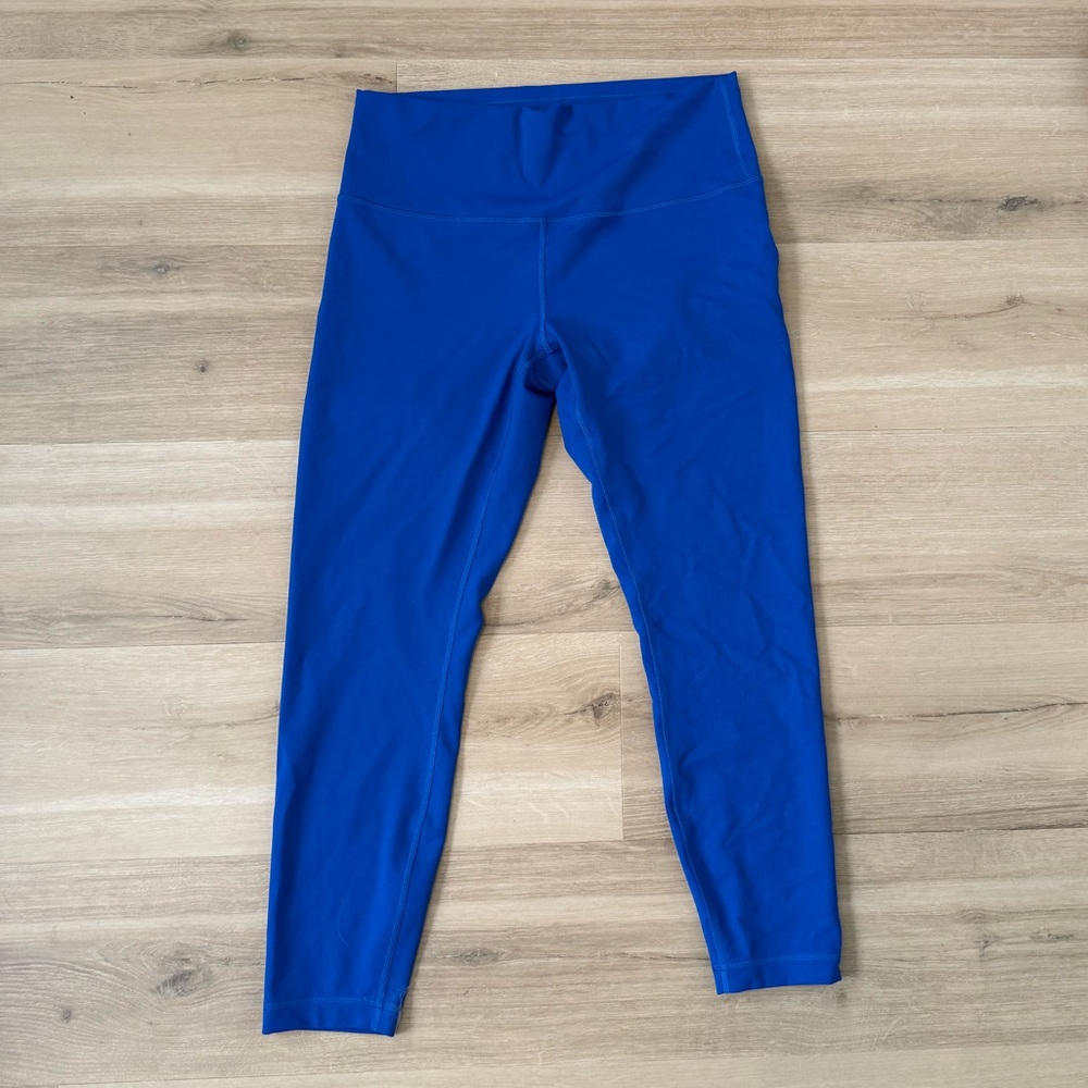 Lululemon wunder train 25” size 12 galactic cobalt